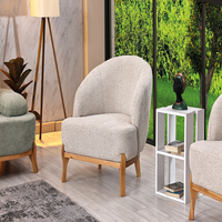 Ensemble de canapés de salon en tissu de luxe moderne, style nordique, structure en bois massif, meubles pour la maison et l'appartement