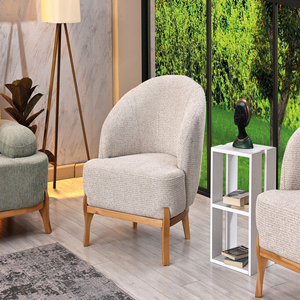 Modern Luxury Fabric Living Room <b>Sofa</b> Set Nordic Style Solid Wood Frame Couch Furniture for Home and Apartment - Product Image 4