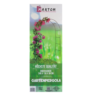 Arche de jardin en métal de 240 cm pour roses, fleurs et branches, pour utilisation végétale - Product Image 4