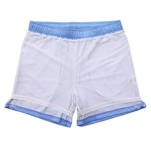 Shorts en maille légers avec doublure intérieure et taille à cordon pour un usage décontracté et actif - Product Image 3