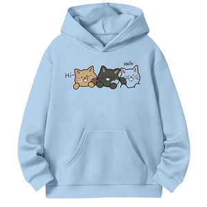 เสื้อมีฮู้ดผ้าเทอร์รี่พิมพ์ลายแบบสวมหัวสำหรับผู้หญิงทันสมัยสไตล์สตรีทแฟชั่นเป็นมิตรกับสิ่งแวดล้อม - Product Image 2