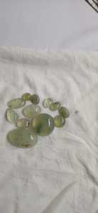 Wholesale <b>Free</b> Size Natural Prehnite Cabochon Gemstone Beads Loose Gemstones for Jewelry Necklace Ring Earring Pendant - Product Image 3