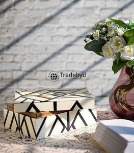 Tradebyd-Caja de resina artesanal, organizador multiusos para decoración de joyas y regalos únicos - Product Image 4