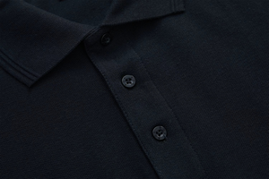 Polo de Piqué de Algodón para Hombre, Manga Corta, Color Sólido, Casual, Transpirable, Tejido de Punto, Corte Regular - Product Image 6
