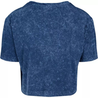 Vente chaude femmes surdimensionné culture à manches courtes T-Shirts Logo personnalisé Tir colorants haut d'été Designer Collection en gros