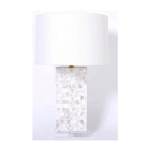 Chevron Pattern Mother of Pearl Inlay Table <b>Lamp</b> Without <b>Shade</b> Stylish Electric <b>Lamp</b> <b>for</b> Indoor Use Elegant Desk <b>Lamp</b> Home Decor - Product Image 2