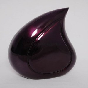 Ollas de metal hechas a mano para cenizas de lágrima Color personalizado Aspecto atractivo Urnas memorables Suministros funerarios al precio más bajo de la India - Product Image 1
