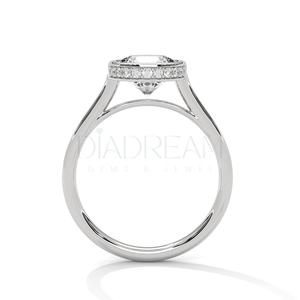 Anillo de diamante cultivado Leb original Anillo de bodas personalizado de plata esterlina 925 con nuevo diseño perfecto para fiestas y compromisos - Product Image 6