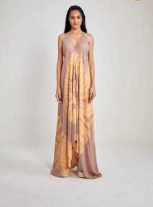 Recién llegado, vestido veraniego bohemio para mujer, Vestido de playa Maxi suelto de rayón 100% con cintura Natural hasta el suelo - Product Image 6