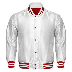 Oem Service bomber Satin Varsity jacket para hombres trending High Quality Luxury Full Sleeves Venta caliente chaquetas para hombres - Product Image 1