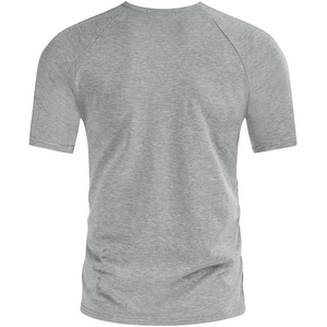 Men's Summer Sportswear <b>T</b>-Shirt Shorts 2Pcs Set Breathable Quick Dry Sustainable Cotton Polyester OEM Service Customized Logo - Product Image 3