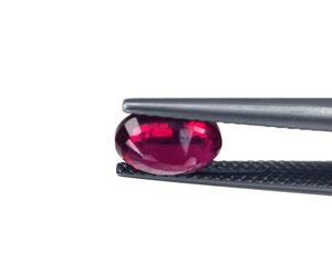Meilleur prix rubis naturel 6x8mm calibré ovale coupe rose rougeâtre qualité fine traité thermiquement pierre précieuse en vrac pour la fabrication de bijoux - Product Image 2