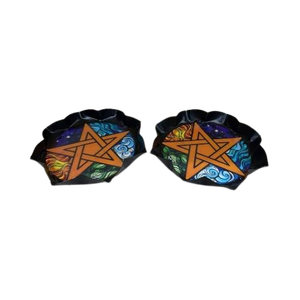 Quemador de incienso de metal con diseño étnico ideal para regalar en ocasiones espirituales o necesidades de mejora de la decoración del hogar - Product Image 4