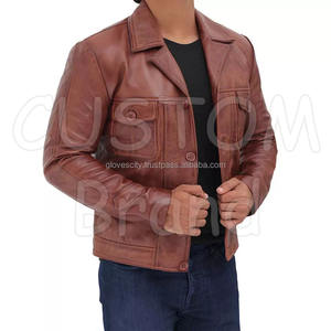 Chaqueta de cuero unisex para motocicleta urbana, cuello alto, con letras, gruesa, impermeable, cortavientos, con guantes, mangas largas, cremallera frontal y logo. - Product Image 6