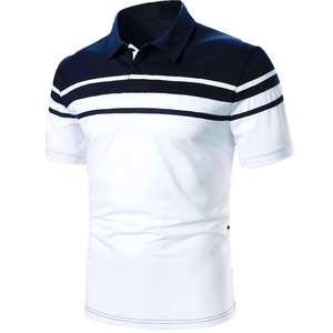 Chemises polo pour hommes Style luxueux Manches courtes Hauts en coton Col raffiné Confort premium Coupe élégante Port quotidien décontracté - Product Image 6