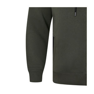 Vente en gros de sweats à capuche à fermeture éclair légers pour hommes fabriqués sur mesure avec impression numérique de style hiver brodé respirant à séchage rapide - Product Image 3