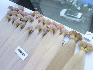 Extensiones de Cabello Humano Virgen al por Mayor, 100g, Alta Calidad, Punta Plana, Natural, Liso, Super Double Drawn - Product Image 3