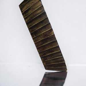 Cuenco pequeño de mesa decorativo de estilo moderno tallado a mano con textura de mango natural al por mayor para velas de relleno de cera - Product Image 3