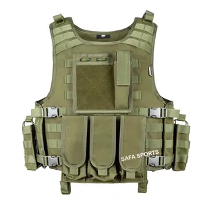 Équipement tactique, gilet tactique à libération rapide en nylon 1000D, porte-plaque de paintball - Product Image 1