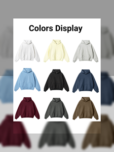 Sudaderas con capucha bordadas de gran tamaño con gráfico personalizado de 350 Gsm para hombres y mujeres, sudaderas con capucha estampadas de invierno y otoño para adultos Unisex - Product Image 5
