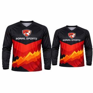 Maillot de cyclisme de montagne, dernière collection, séchage rapide, respirant, écologique, haute qualité, personnalisable pour le cyclisme et les courses automobiles - Product Image 2