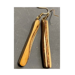 Handmade Eco Friendly <b>Wood</b> Stone Stud Ethnic Earrings Long <b>Wood</b> Beads Jewelry High Quality Best on Market From <b>STAR</b> CRAFTS INDIA - Product Image 1