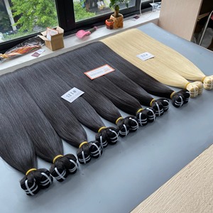 วิกผมตรงจากกระดูกแท้สำหรับ100% ผมมนุษย์เวียดนามมัดแบบปรับแต่งสีได้ - Product Image 2