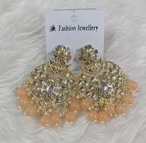 Compra elegantes pendientes indios para mujer, ideales para el uso diario, elegantes y de oficina, looks informales y geniales sin esfuerzo - Product Image 1