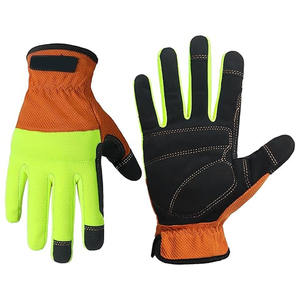 Guantes de Seguridad de Microfibra Transpirables con Luz LED de Alta Visibilidad y Logotipo Personalizado, Anti-Vibración e Impacto para Mecánicos, Trabajo y Tráfico - Product Image 1