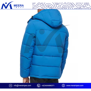 Chaqueta acolchada de plumón plegable para hombre de primera calidad: ultra cálida, ligera y transpirable para aventuras al aire libre y deportes de invierno - Product Image 4
