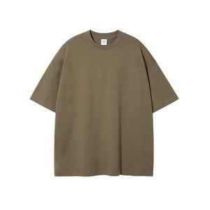 Camisetas de algodón de talla grande para hombre, informales, lavadas, vintage, de manga corta, holgadas - Product Image 4