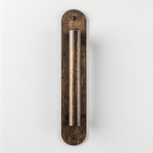 Manija de puerta antigua de latón macizo Vintage de lujo con palanca elegante Steelora con grabado Floral elegante para decoración clásica del hogar - Product Image 2