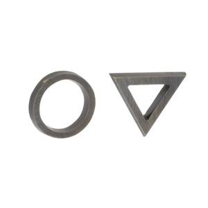 Panneau de toilette (cercle/triangle) -Patine - Product Image 1