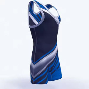 Ropa deportiva de poliéster Reversible con estampado personalizado Estilo de tendencia Camisetas de lucha libre Corte perfecto Precio competitivo Su propia idea - Product Image 3