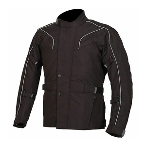 Men's <b>Plus</b> <b>Size</b> Black Waterproof Touring <b>Biker</b> <b>Jacket</b> Winter Motorbike Textile with Windproof Feature Printed Design - Product Image 3