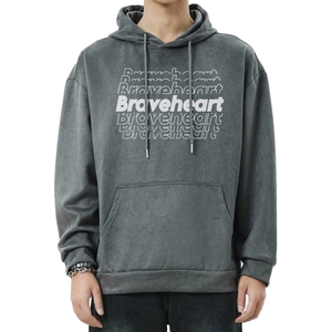 2024 Winter Distressed Hoodie for Men Latest Design 100% Cotton OEM Fashion <b>Sweatshirt</b> - Product Image 1