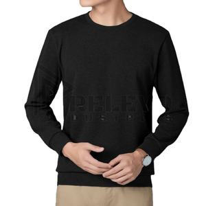 T-shirt décontracté pour homme à manches longues et col rond, coupe régulière, confortable, style sweat-shirt oversize - Product Image 4