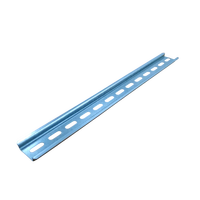 Rail de guidage DIN perforé en alliage d'aluminium, base de montage, dimensions personnalisées pour appareils électriques modulaires, circuit