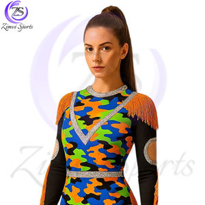 2025 Multi contraste Color Buen proveedor con tarifa al por mayor Nueva moda Fácil de usar OEM ODM Servicio Majorette Uniforme - Product Image 5