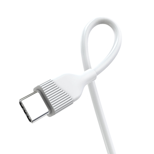 CB-273-C de câble USB 3A 0.5M Blanco pour appareils Type-C Connecteurs à angle droit Chargement rapide Micro-USB Type-C Type-C Éclairage - Product Image 2
