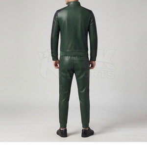 ชุดหนังสำหรับผู้ชาย ดีไซน์ทันสมัย สวมใส่สบาย ผลิตจากวัสดุคุณภาพสูง รับผลิตขั้นต่ำจำนวนน้อย เหมาะสำหรับแฟชั่นลำลองและการสวมใส่กลางแจ้ง - Product Image 5