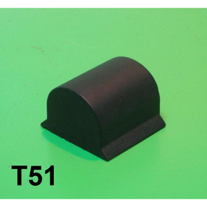 Amortiguador de goma inferior para suspensión delantera para Lambretta LI S3 + SX + GP/DL + J50/100/125cc (modelo de 1966 a 1971) - Product Image 1