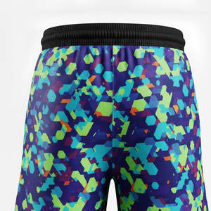 กางเกงบาสเก็ตบอลผ้าซาตินสำหรับผู้ชาย ทรงเอวสูง แห้งเร็ว ระบายอากาศได้ดี เหมาะสำหรับการเล่นเกมที่มีความเข้มข้นสูง - Product Image 6