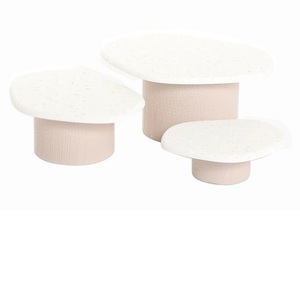 Support à gâteau en verre et métal à 3 niveaux Fait à la main Décoratif Table à dîner Centre de table Support à gâteau - Product Image 5