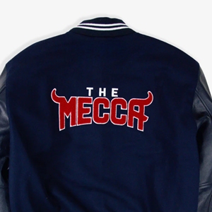 Veste universitaire personnalisée unisexe 'The Mecca' Université Howard Brodée HBCU Letterman Double boutonnage Toile Shell Hiver - Product Image 4