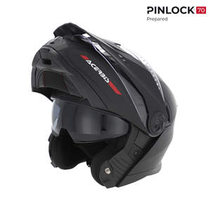 Casco de Carreras Modular Acerbis P/J RIDER Talla XL con Cierre Rápido, Visera Abatible y Carcasa de PC y ABS - Product Image 1