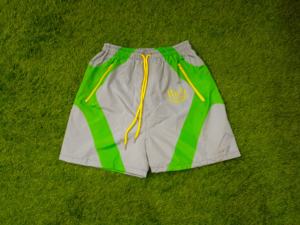 Streetwear personnalisé deux pièces survêtement tissé en nylon et polyester coupe-vent veste courte Se Patchwork Zip personnalisable ensemble court - Product Image 2