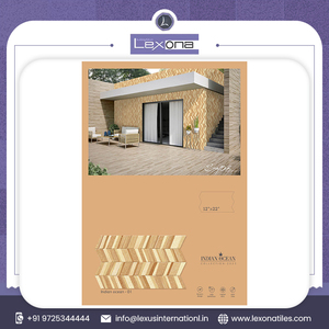 2023 recién llegado, azulejos de pared exterior de cerámica, diseño de elevación, tamaño de 31x56cm de proveedor indio - Product Image 6