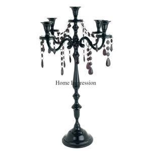 Design Simple Et Classique Couleur Argent Brillant Poli Matériau De Haute Qualité Candélabre Décoration De Mariage Et Fournitures - Product Image 5