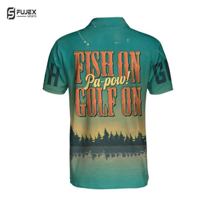 Último diseño de alto impacto Tasa baja y buen material Servicios OEM buenos superventas para camisetas de pesca - Product Image 2